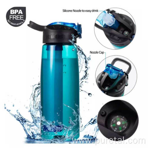 high quality Individual soldier water filter bottle